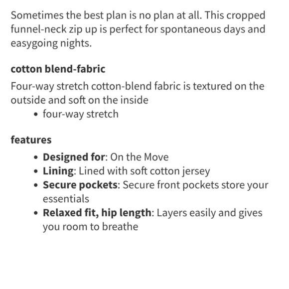 Lululemon White Opal Rippled Full Zip Jacket Size 8 - Picture 9 of 9